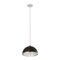 Z-Lite Landry 1 Light Pendant, Matte Black & Chrome 1004P14-MB-CH - alternate 6